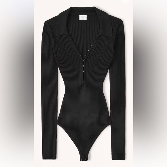 Abercrombie & Fitch Tops - Abercrombie and Fitch Black Bodysuit